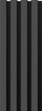 Riflaj decorativ duropolimer, negru, D406-107 B, 265 x 20 x 1,9 cm- q-home.ro