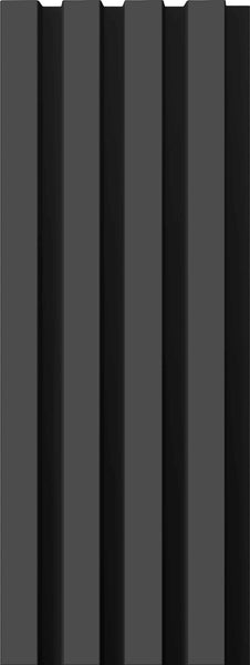 Riflaj decorativ din duropolimer, negru, D406-107, 290 x 20 x 1,9 cm