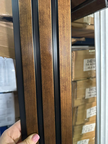 Riflaj decorativ din duropolimer, lemn deschis, D 404-108, 290 x 11,5 x 1,2 cm