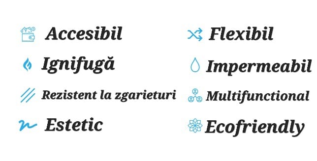 PANOURI DECORATIVE MARMURA PVC-SAHARA BLACK , 122 x 244 cm- Cu ridicare personala din depozit!!!