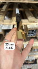 Profil U inox , auriu oglinda 244x2.3 cm, grosime 0.4 mm- q-home.ro
