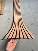 Panouri acustice decorative - lamele MDF, M LAN 060 , 280 x 35 x 1,4 cm- q-home.ro