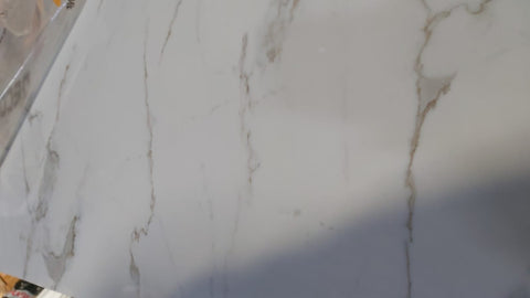 PANOU DECORATIV PVC imitatie marmura BİANCO CARRARA, 122 x 244 cm