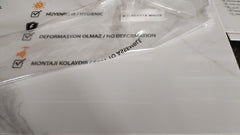 PANOU DECORATIV PVC imitatie marmura CALACATTA WHITE, 122 x 270 cm