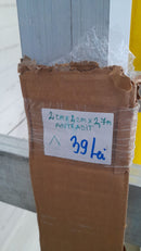Profil inox COLTAR, 2 X 2 CM lungime 270 ml, antracit