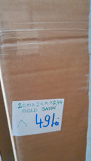 Profil inox COLTAR, 2 x 2 CM lungime 244 ml, GOLD satin