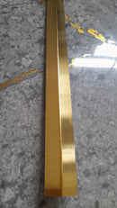 Profil inox COLTAR, 2 x 2 CM lungime 244 ml, GOLD satin