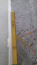 Profil inox COLTAR, 2 x 2 CM lungime 244 ml, GOLD satin