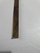 Profil inox T, pentru imbinari 2 CM lungime 270 ml, gold oglinda