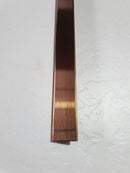 Profil inox T, pentru imbinari 2 CM lungime 244 ml, Bronz SATIN