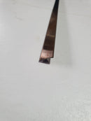 Profil inox T, pentru imbinari 2 CM lungime 244 ml, Bronz SATIN