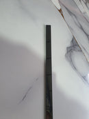 Profil inox T, pentru imbinari 2 CM,  lungime 270 ml, ANTRACIT lucios