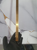 Profil inox T, pentru imbinari 2 CM lungime 244 ml, gold SATIN