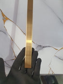 Profil inox T, pentru imbinari 2 CM lungime 244 ml, gold SATIN