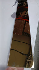 Profil inox U, 10 CM,  lungime 270 ml, GOLD oglinda