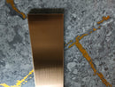 Profil inox U, 5 CM,  lungime 244 ml, BRONZ satin