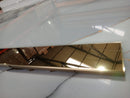 Profil inox U, 5 CM,  lungime 244 ml, GOLD oglinda