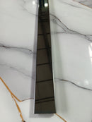 Profil inox U, 32 MM,  lungime 270 m, ANTRACIT oglinda
