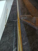 Profil inox U, 10 MM,  lungime 270 cm , GOLD oglinda