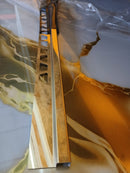 Profil inox , 23x10 MM,  lungime 270 ml, GOLD oglinda