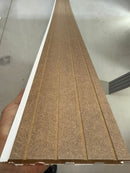 Riflaj decorativ MDF, Line white,280x13,5 cm