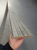 Riflaj decorativ MDF, Line-Light Grey Stone,280x13,5 cm