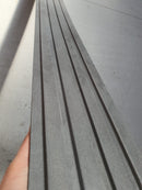 Riflaj decorativ MDF, Line Dark Grey Stone ,280x13,5 cm
