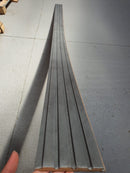 Riflaj decorativ MDF, Line Dark Grey Stone ,280x13,5 cm