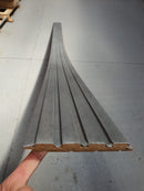 Riflaj decorativ MDF, Line Dark Grey Stone ,280x13,5 cm