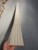 Riflaj decorativ MDF, Line New Grey ,280x13,5 cm