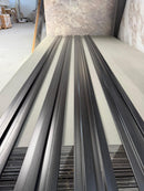 Riflaj decorativ polimer dur, D 402-105, 290 x 11,5 x 0,8 cm