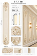 Panou decorativ din poliuretan DV M 167 – 167 × 27 × 3,5 cm