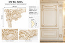 Element decorativ colț din poliuretan DV 86 320A