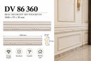Brâu decorativ din poliuretan DV 86 360 – 244 × 9,3 × 3,8 cm