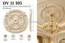 Rozetă decorativă din poliuretan DV 11 105 – Ø 105 cm