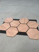 PANOU ACUSTIC HEXAGON MDF  - LAN 601 - 87,2 X 57,9 X 1 cm- q-home.ro