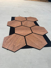 PANOU ACUSTIC HEXAGON MDF  - LAN 605 - 87,2 X 57,9 X 1 cm- q-home.ro