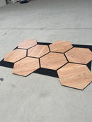 PANOU ACUSTIC HEXAGON MDF  - LAN 607 - 87,2 X 57,9 X 1 cm- q-home.ro