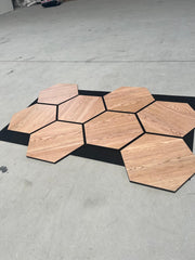 PANOU ACUSTIC HEXAGON MDF  - LAN 607 - 87,2 X 57,9 X 1 cm- q-home.ro