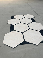 PANOU ACUSTIC HEXAGON MDF  - LAN 703 - 87,2 X 57,9 X 1 cm- q-home.ro