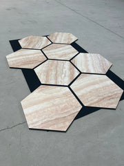 PANOU ACUSTIC HEXAGON MDF - LAN 705- 87,2 X 57,9 X 1 cm- q-home.ro