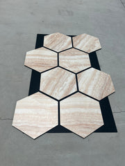 PANOU ACUSTIC HEXAGON MDF - LAN 705- 87,2 X 57,9 X 1 cm- q-home.ro