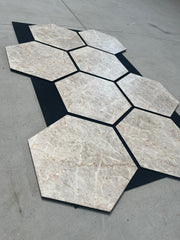 PANOU ACUSTIC HEXAGON MDF  - LAN 706- 87,2 X 57,9 X 1 cm- q-home.ro