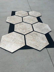 PANOU ACUSTIC HEXAGON MDF  - LAN 706- 87,2 X 57,9 X 1 cm- q-home.ro