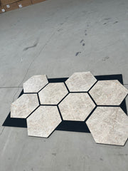 PANOU ACUSTIC HEXAGON MDF  - LAN 706- 87,2 X 57,9 X 1 cm- q-home.ro