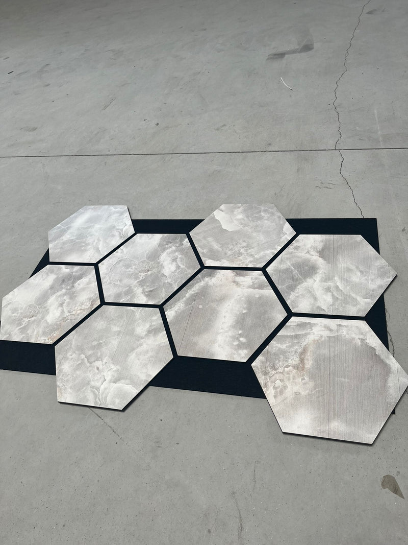PANOU ACUSTIC HEXAGON MDF - LAN 707- 87,2 X 57,9 X 1 cm- q-home.ro