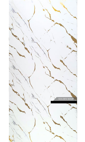 PANOU PVC- IF- GOLDEN WAVE , 122 x 244 cm /122x270 cm