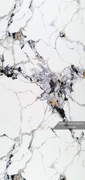 PANOU PVC- SM ARABESCATO WHITE , 122 x 270 cm