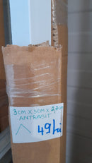 Profil inox COLTAR, 3 X 3 CM lungime 270 ml, antracit