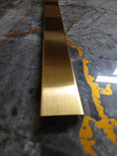 Profil inox U, 32 MM,  lungime 244 cm, GOLD mat